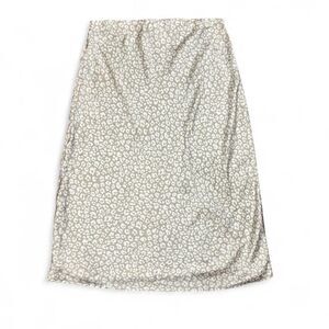 Mud Pie Women's Cheetah Print Silky Soft Midi Skirt